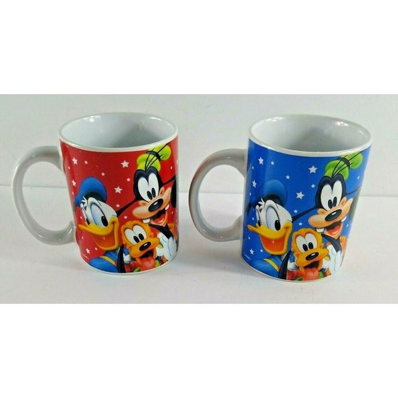Disney Jerry Leigh Mugs #1 Grandma & Grandpa Coffee Mugs Mickey Minnie Florida - Picture 2 of 6
